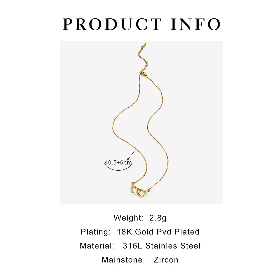 Joint Heart Necklace - FY0256